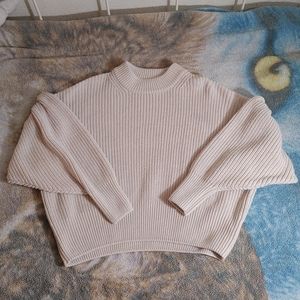 H&M Mockneck Balloon Sleeve Sweater